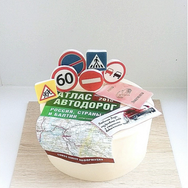 Торт "Покорительнице дорог" купить - соликамск.сладкоежкин.рф