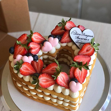 Торт «Сердце» купить - соликамск.сладкоежкин.рф