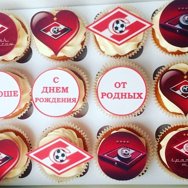 Капкейки "Спартак" купить - соликамск.сладкоежкин.рф