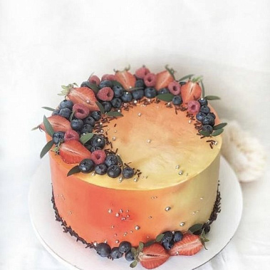 Торт «Закат» купить - соликамск.сладкоежкин.рф