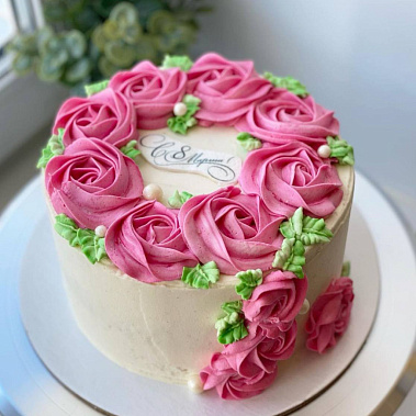 "Розовый венок" купить - соликамск.сладкоежкин.рф