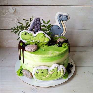 Торт "Динозавры" купить - соликамск.сладкоежкин.рф